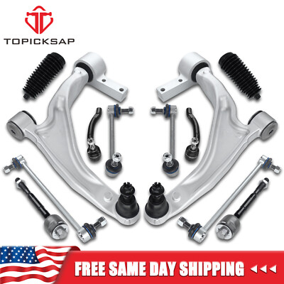 Control Arms Ball Joint Sway Bar Link Suspension Kit 12pc For 2009-2015 Pilot