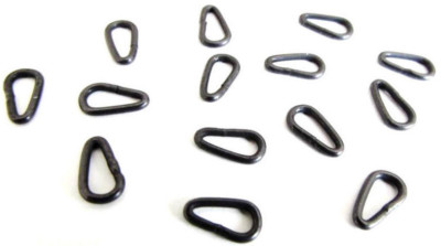 20 Matt Black Tear Drop Link Loops for Quick Kwik change swivels Carp Hair rigs