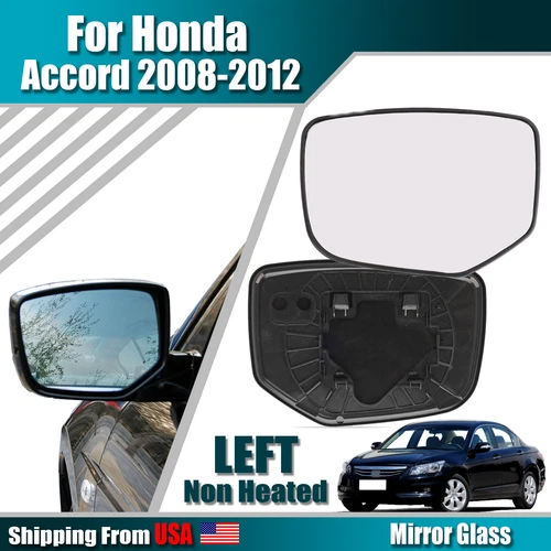 For HONDA Accord 2008-2012 Left Driver Side Wing Mirror Glass Convex Non Heated