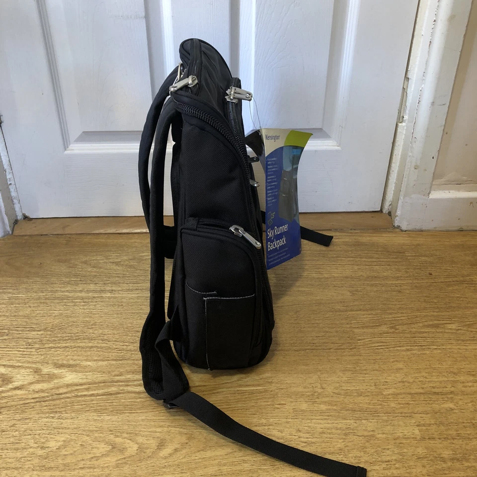 New with Tags Kensington Sky Runner Black Backpack - Fits Up To 15” Notebook - image 4 of 4