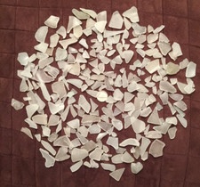 Genuine Surf Tumbled Rare Beach Sea Glass Lot  245 pcs A103