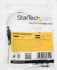 Startech MUYHSMFF Headset Adapter W/ Microphone and Headphone Splitter