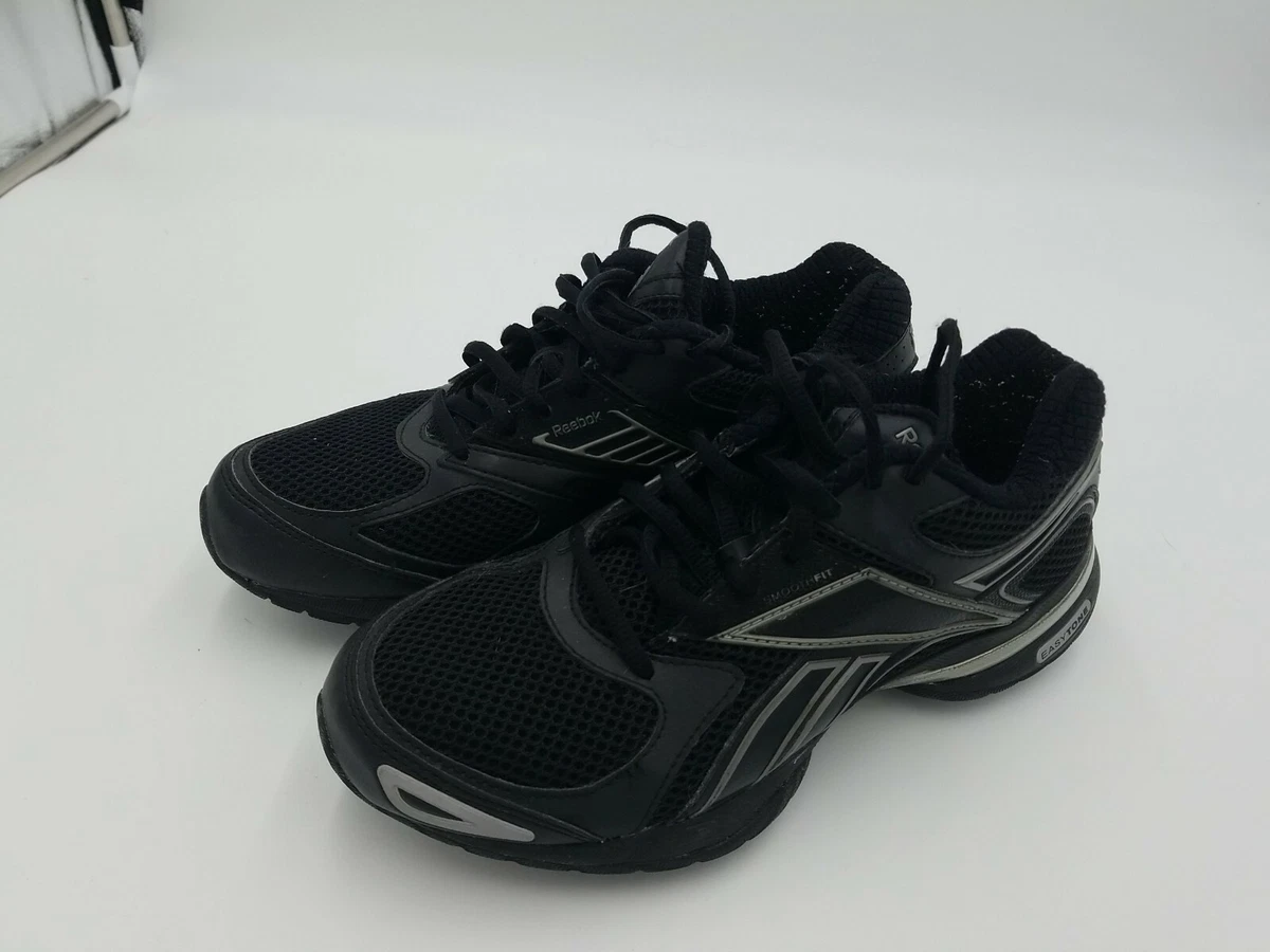 Womens black sale reebok easytone
