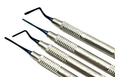 GERMAN Dental Composite Filling Instrument 4pc Set Precise Blue Tip Light Weight