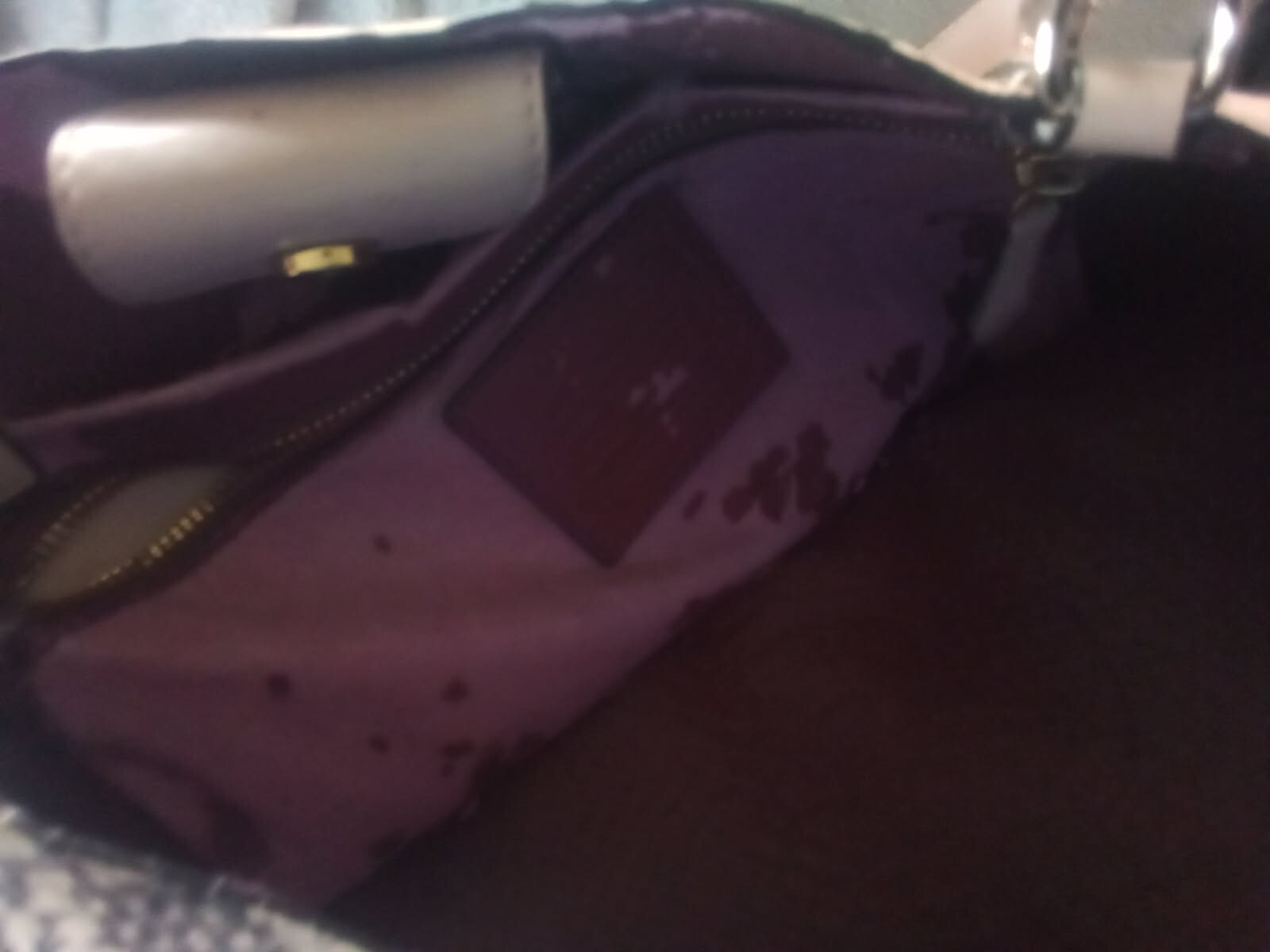 COACH MADISON EMBOSSED PYTHON Large soft beige pi… - image 14