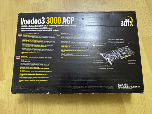 3DFX Voodoo 3 3000 AGP OVP Sammler RAR - Afbeelding 3 van 3
