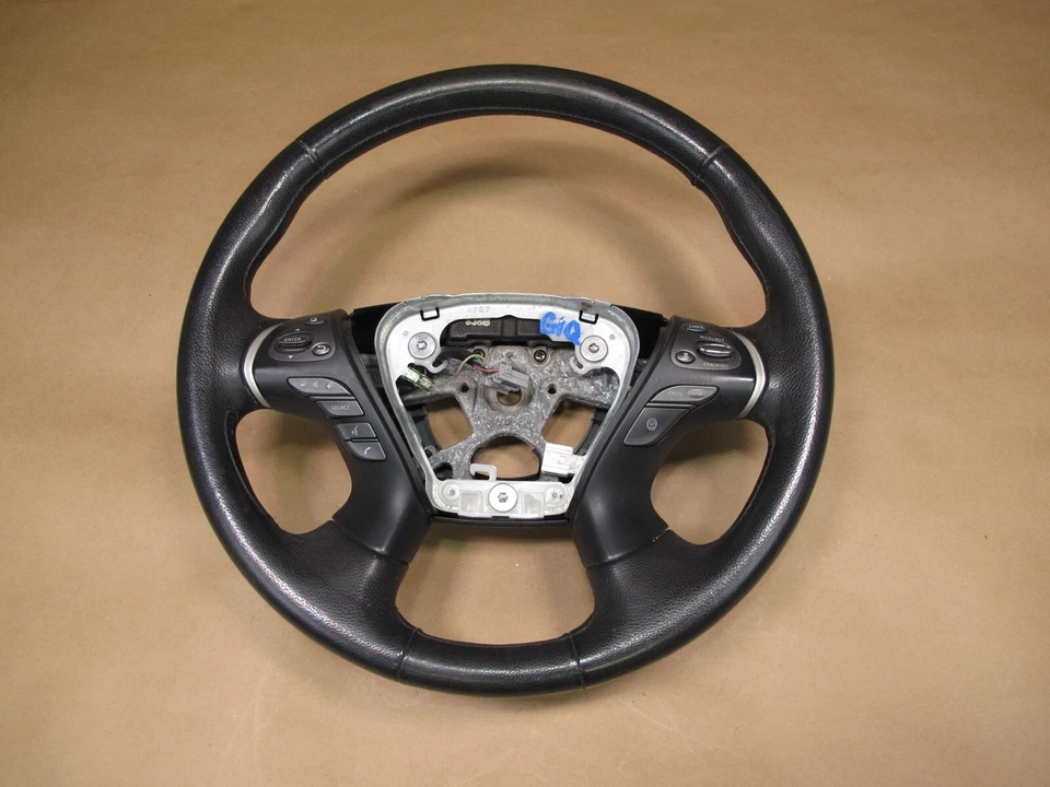 Infiniti JX35 QX60 2013-2016 volante multifunción cuero negro Foto 3 de 4