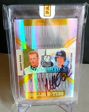 🔥MATT WIETERS🔥2007 Donruss Elite Extra Edition COLLEGE TIES GOLD #8 IP AUTO 