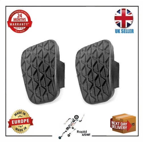 Pedal Cover Pads Clutch & Brake Rubber For Ford Fiesta 2008 Onwards Ey162457Aa - Picture 2 of 7