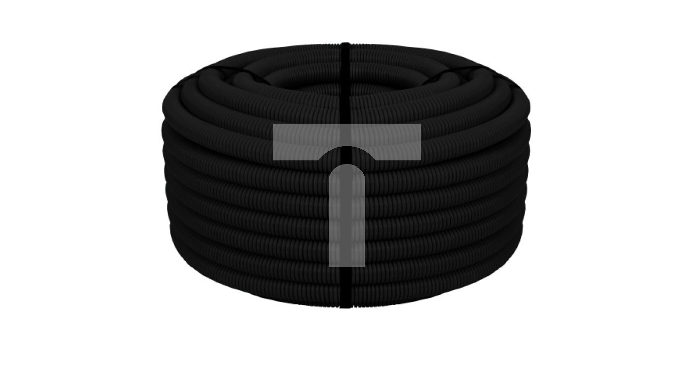 (1 disc) Flexible corrugated electrical installation pipe with remote con /T2UK