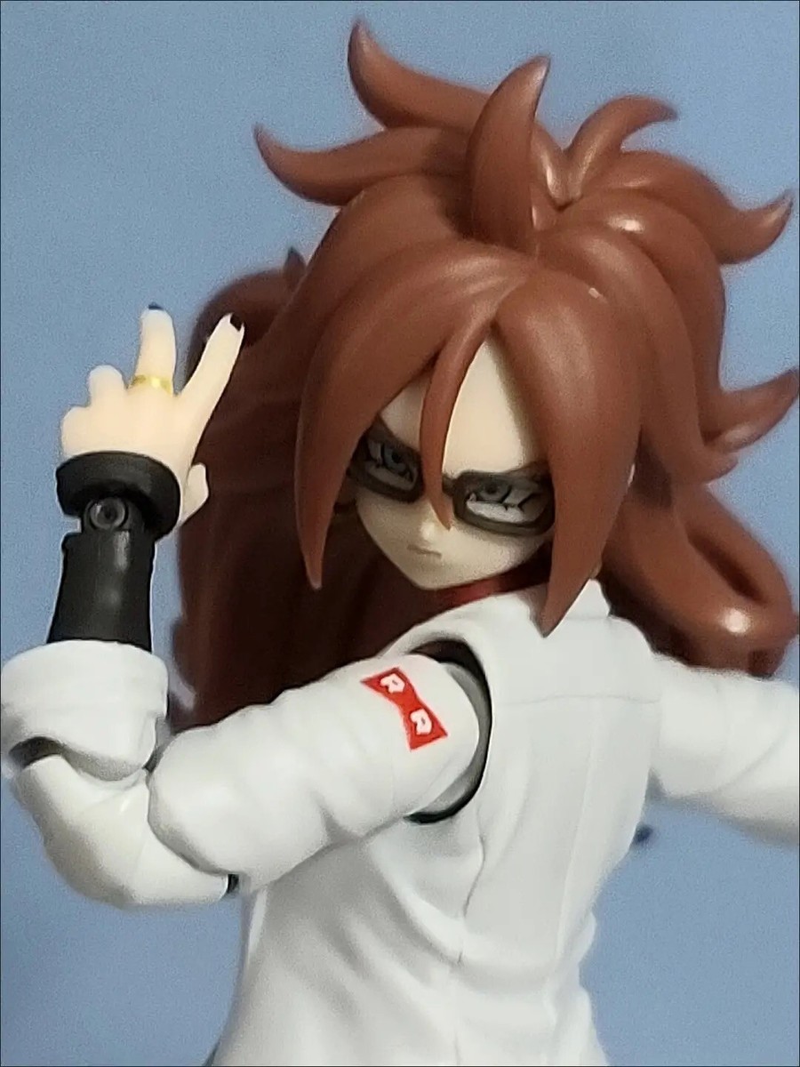 Figurine Android 21 Lab Coat S.H. Figuarts - Dragon Ball Z - Bandai - Neuf 15 Cm