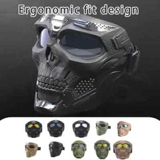 Tactical Airsoft Face Mask CS Protection AF Helmet Mask Skull Breathable Mask US