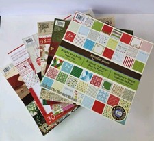 Lot Craft Paper Embossing Die Cutting 402 Pg Christmas Scrapbook Class New READ