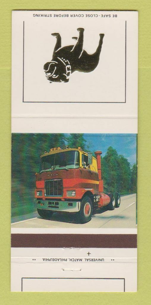 Matchbook Cover - Mack Semi Trucks Maspeth NY 30 Strike-image