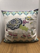 Beautiful Throw Pillow Of Elephant With Raised Decorative Outfit