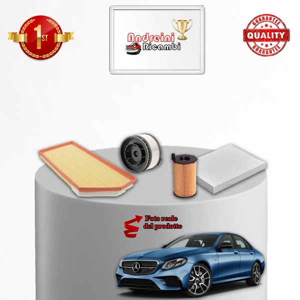 Set Service 4 Filter Mercedes E Klasse 200 D W213 110KW 150CV Von 2016->-image