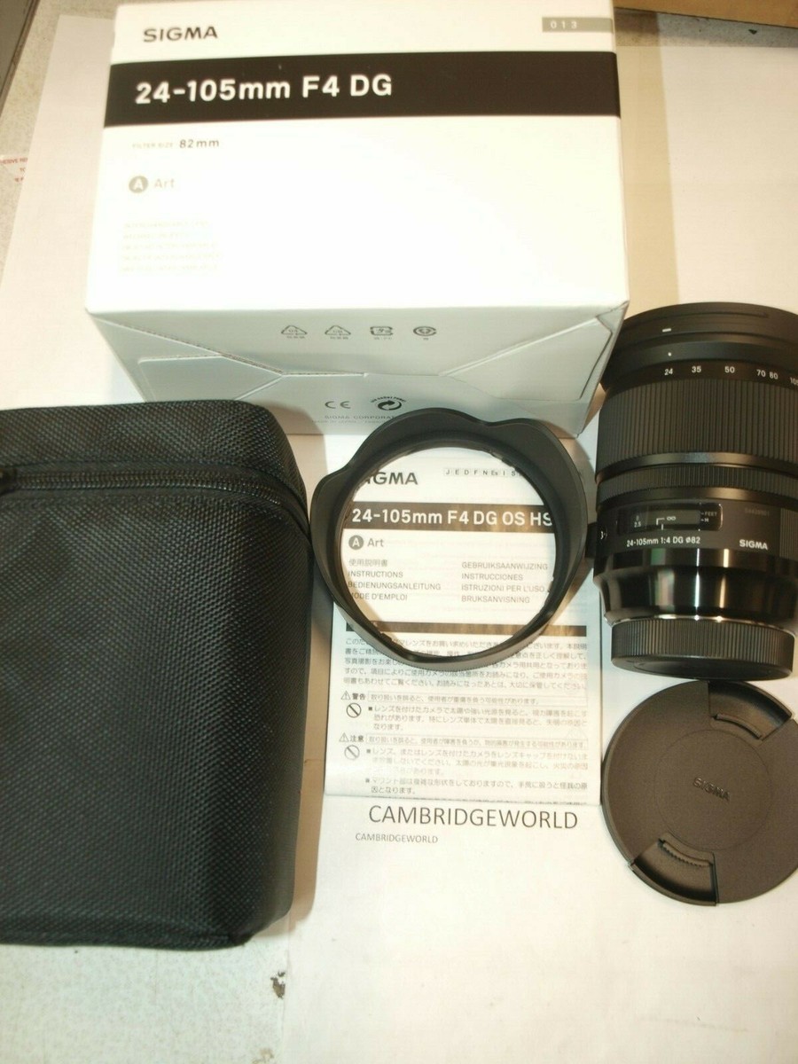■ SIGMA Art 24-105mm F4 DG OS HSM Sigma 635101 24-105mm F 4.0 DG OS HSM Zoom Lens for Canon EF