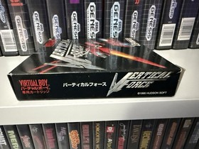 JPN Vertical Force Nintendo Virtual Boy: Box, Manual And Inserts Only NO TRAY