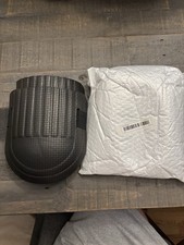 Black Hardshell Knee Pads, Adjustable Fit, One Size, Pair 2 