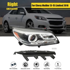 Headlight Assembly For Chevy Malibu 2013-2015 Limited 2016 HID Right/Passenger