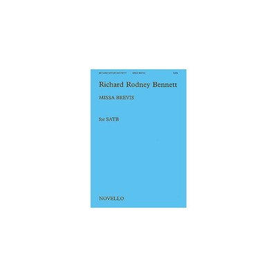 Novello Missa Brevis SATB Composed by Richard Rodney Bennett