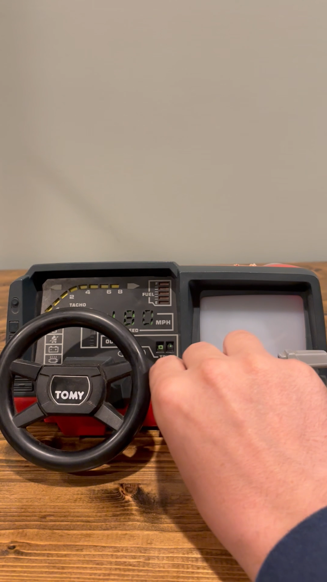 Tomy Turnin' Turbo Dashboard Driving Game ORIGINAL BOX Vintage