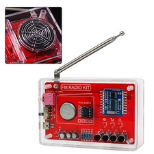 DIY FM Radio Kit RDA5807 Portable Electronics Soldering Kit for Easy Assembly