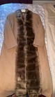 Willow Ridge Women's Long Overcoat with Fur Trim Camel Brown Size 12 — photo 1