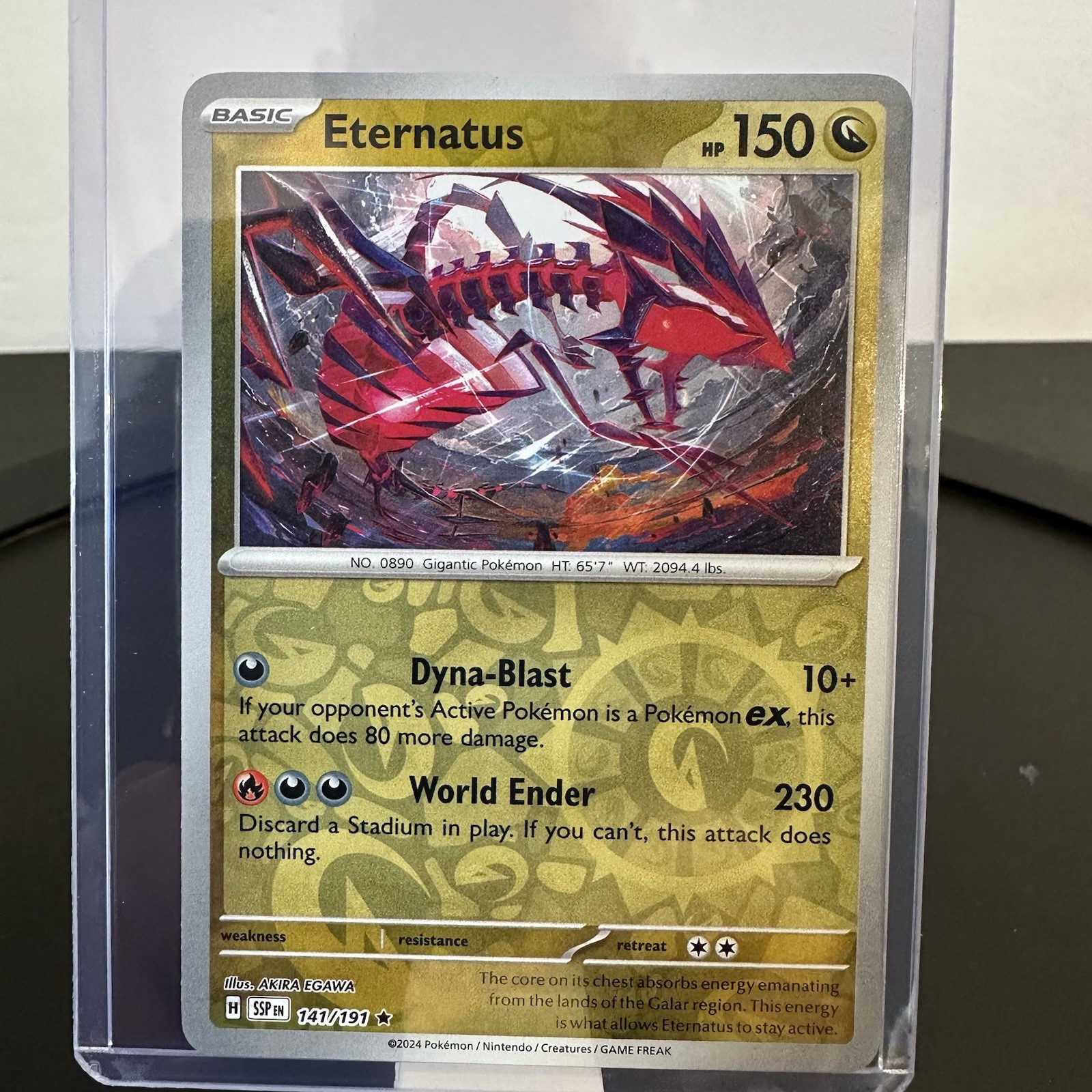 Eternatus - 141/191 - Holo Rare - Near Mint Pokemon Card SFL