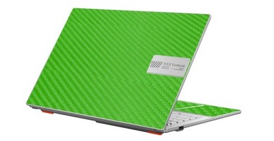 LidStyles Carbon Fiber Laptop Skin Protector Decal Asus Vivobook Go 15 E1504G
