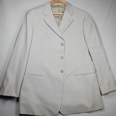 GIORGIO ARMANI LE COLLEZIONI テーラードジャケット Giorgio Armani Le Collezioni Blazer Jacket Men's 46R Beige Lana
