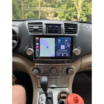 10.1'' CARPLAY FOR Toyota Highlander 2008-2013 Android 15 CAR GPS STEREO NAVI FM