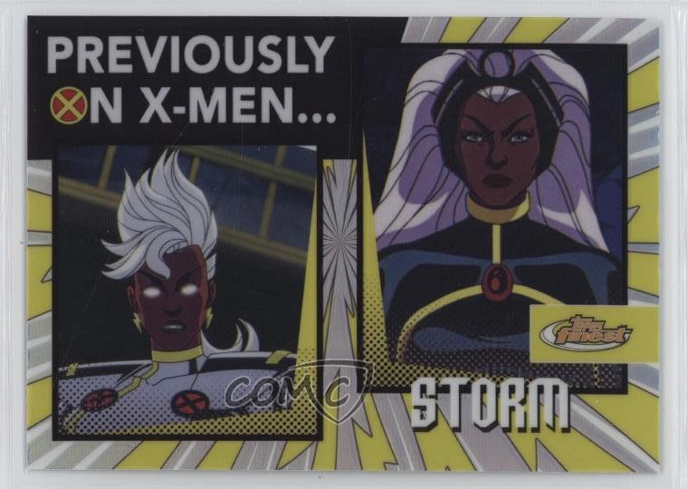 2025 Topps Finest X-Men '97 Previously On X-Men Storm #PO-6 0b7