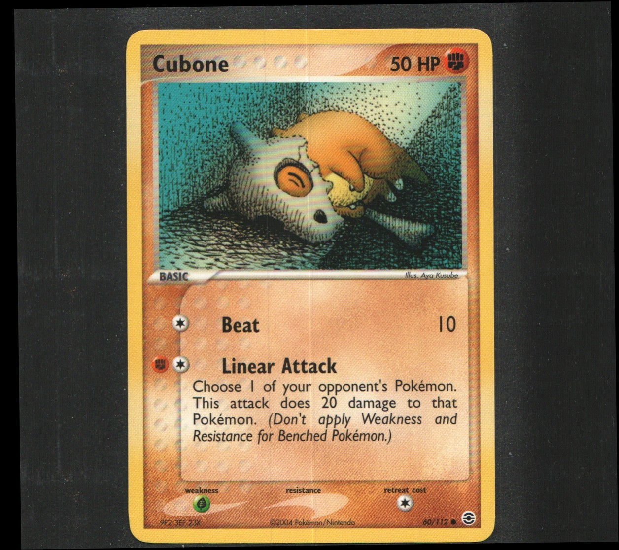 Cubone Common FireRed & LeafGreen 60/112 NM Aya Kusube