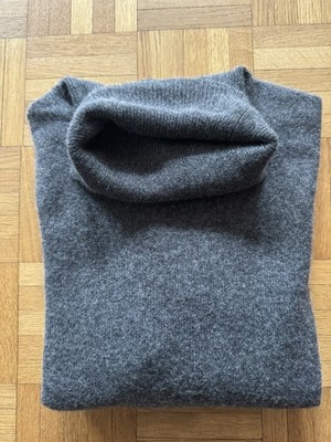 Saks Fith Avenue 100% Kaschmir Pullover in Anthrazit, Gr.M, wie neu, NP 189  