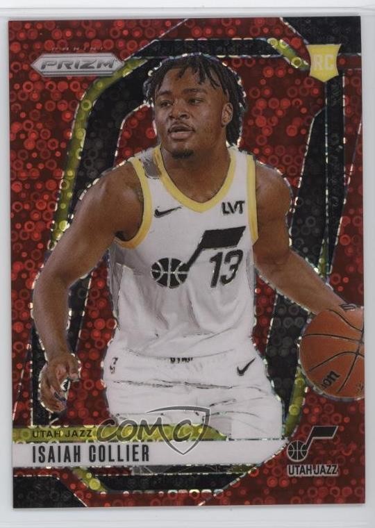 2024-25 Panini Prizm Fast Break Red Prizm 100/100 Isaiah Collier #227 10h2