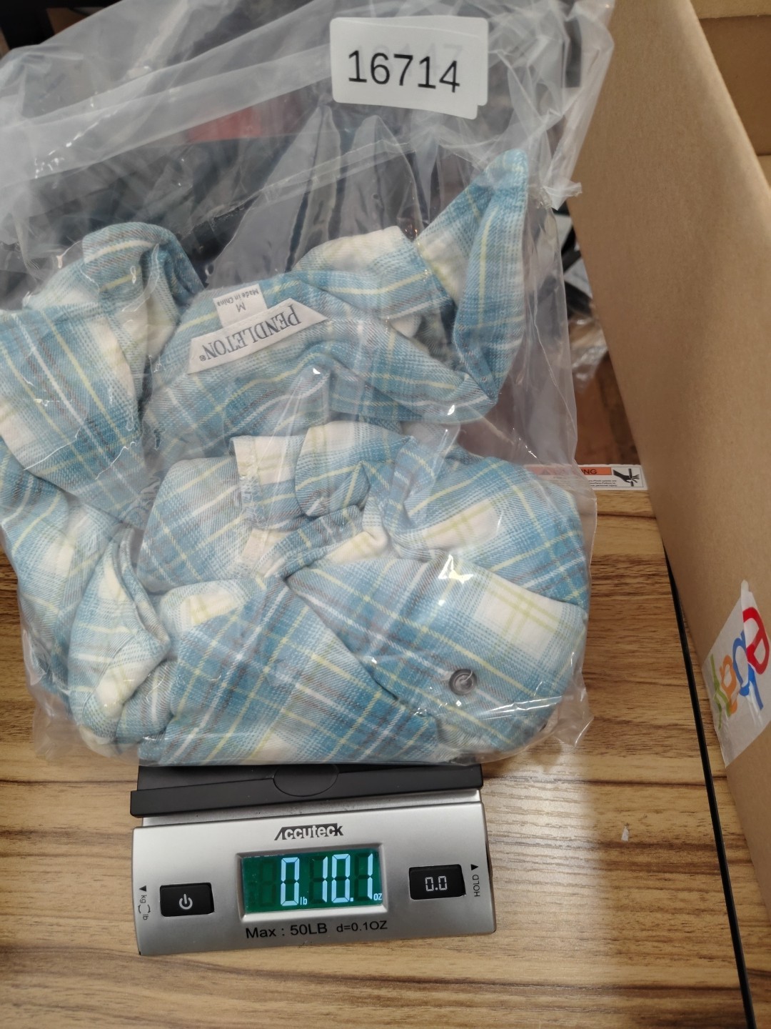 Pendleton Button Down Womens Medium Blue White Pl… - image 10