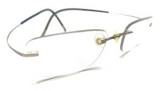 Silhouette 7771 00 6060 Titanium Silver Rimless Eyeglasses Frames 50-19 150