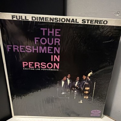 The Four Freshmen In Person LP Capitol Records 12'' Vinyl 33 RPM ST-1008