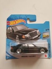 Hot Wheels Mercedes 500E Black Factory Fresh Number 145 New and Unopened