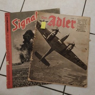 Signal Der Adler Lot revues édition française Seconde Guerre mondiale 1939 45