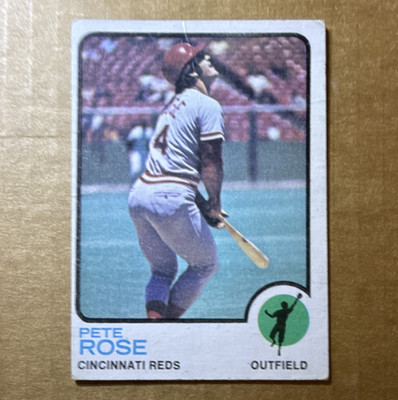 Topps 1973 Pete Rose Base Set #130 Cincinnati Reds MLB Baseball Card