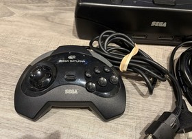 Sega Saturn - Black - NTSC-U (USA) - Model 2 - Region Free Phantom - FRAM