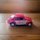 Vintage Volkswagen Beetle Coca-Cola Red 1/36 Diecast Model Car Classic New