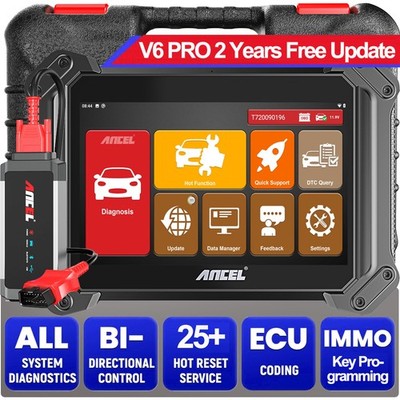 ANCEL V6 PRO Bluetooth OBD2 Scanner Bi-directional Tool Full System Diagnostic