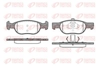 Remsa BremsbeläGe BremsklöTze Vorne FüR Fiat Grande Punto 199_ 1.4 188_ 1.2
