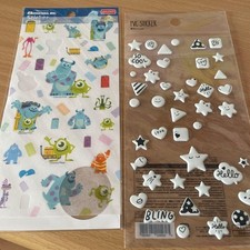 monsters inc sticker set