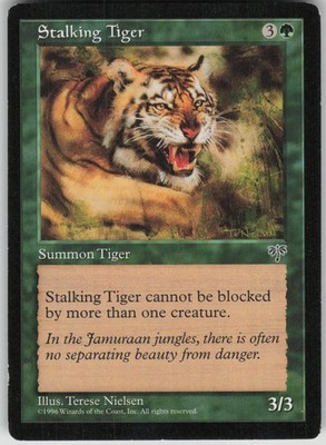 Magic the Gathering TCG Stalking Tiger C Mirage