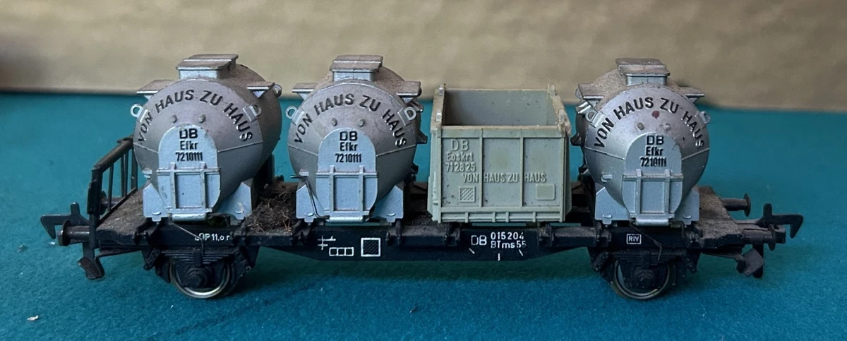 Lot 4 Wagons Citerne Fleischmann Échelle HO - Modélisme Ferroviaire - Occasion