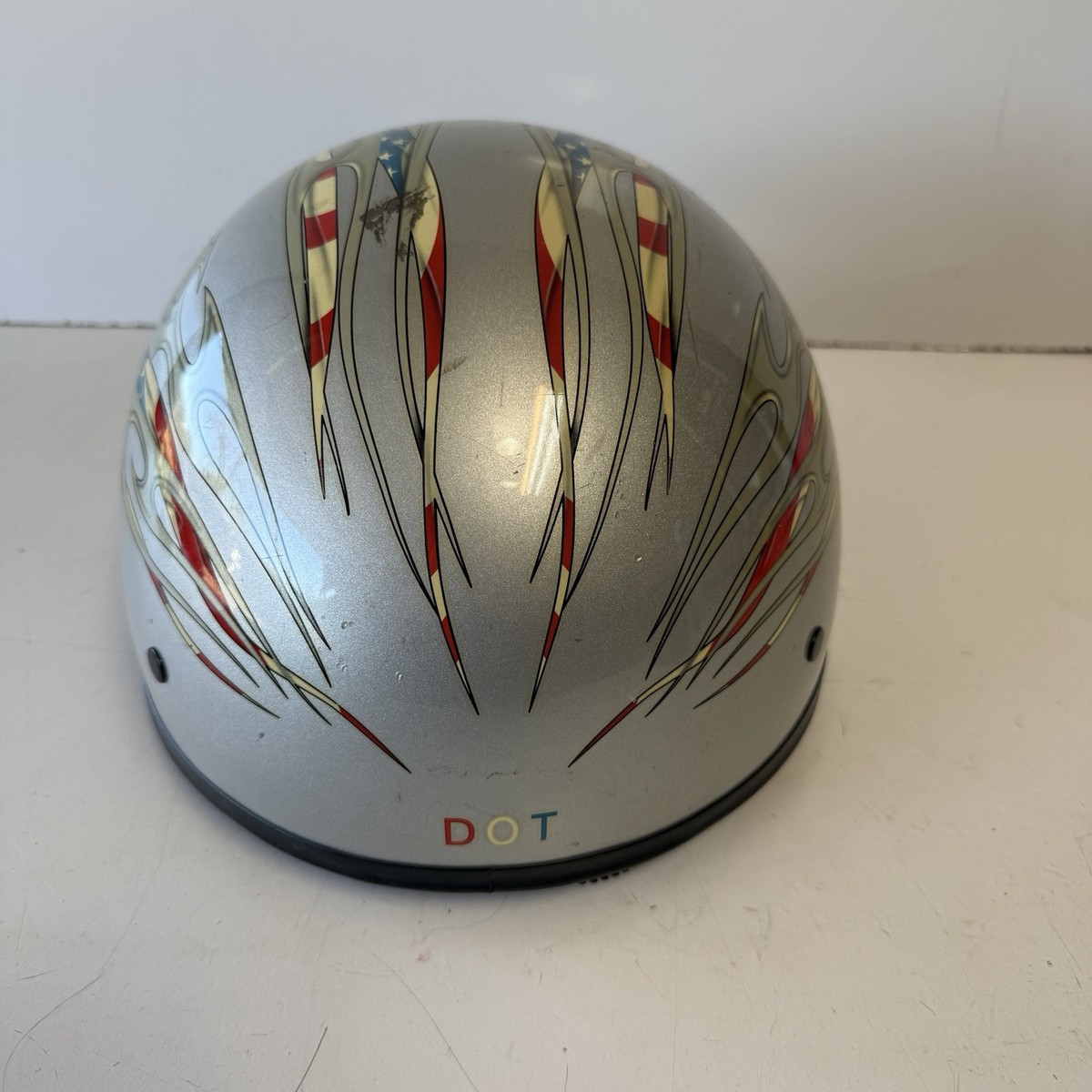 Harley Davidson Motorcycles Half Helmet with Eagle and Flag Flames Mens XL | eBay Harley Davidson Motorcycles Half Helmet with Eagle and Flag Flames Mens XL | eBay